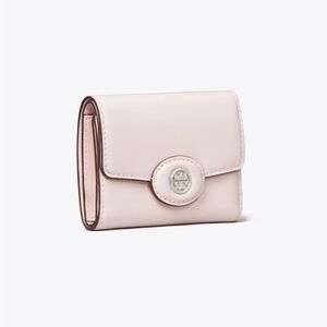 NEW Tory Burch Small Robinson Spazzolato Bi-Fold Wallet